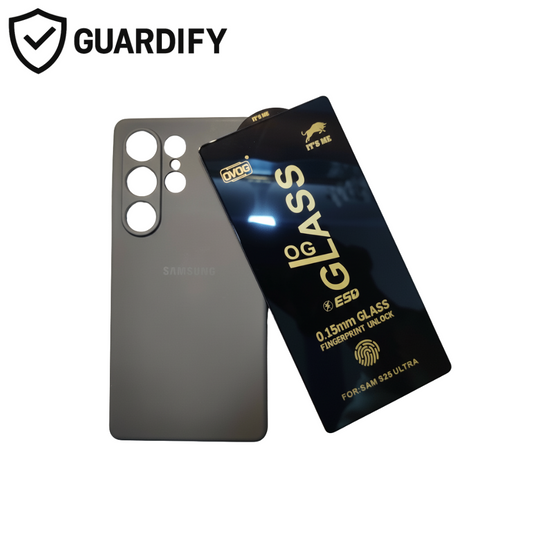Samsung Galaxy S25 Ultra Silicone Case + Free OG Tempered Glass
